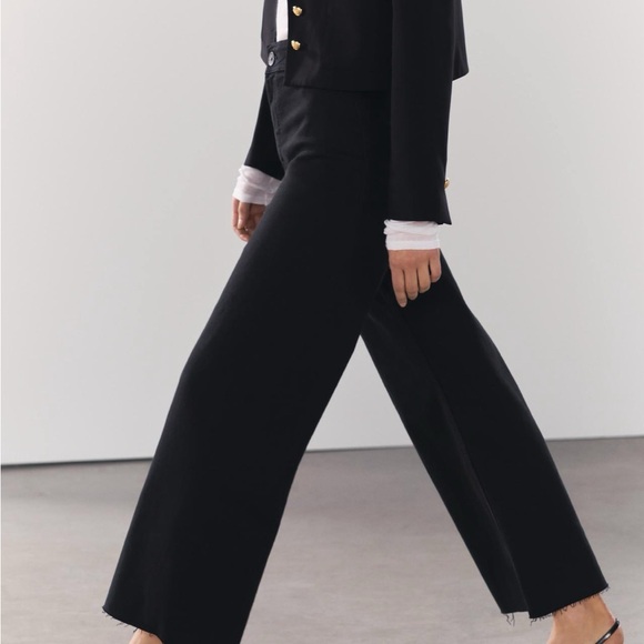 ZARA High Waist Marine Jeans - Picture 7 of 10